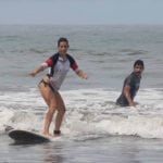 Surfing at Tamarindo