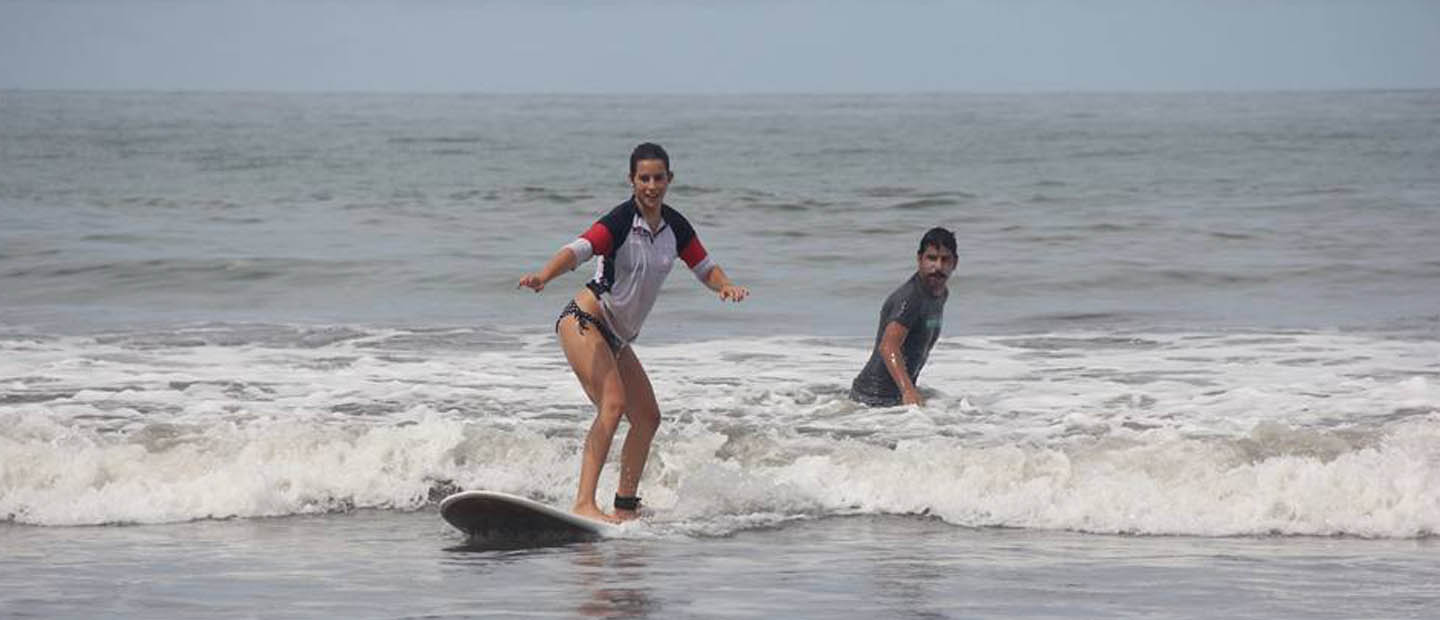 Surfing at Tamarindo
