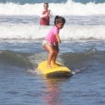 Surfing at Manuel Antonio