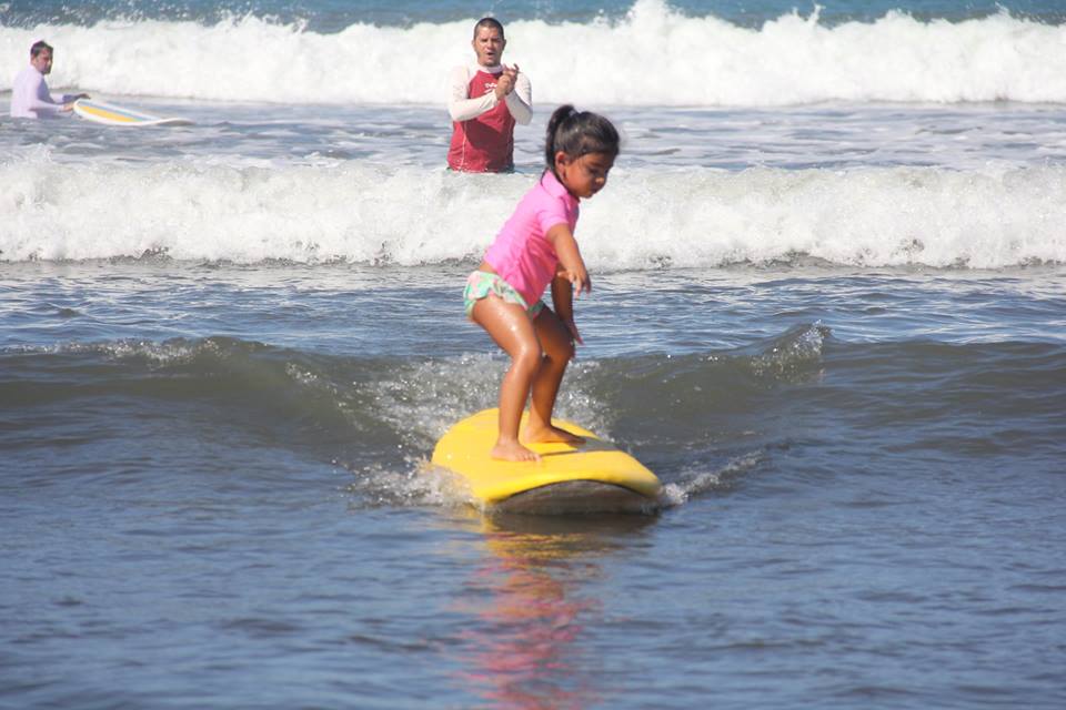 Surfing at Manuel Antonio